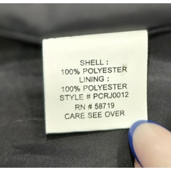 Notations Open Front Jacket Womens Small 3/4 Cuffed Sleeve Abstract Print Blazer - Picture 5 of 6